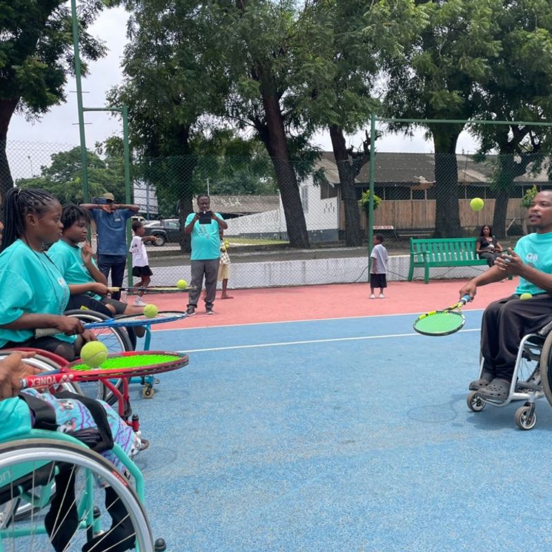 Ghana Tennis Federation builds future talent with junior wheelchair tennis clinic