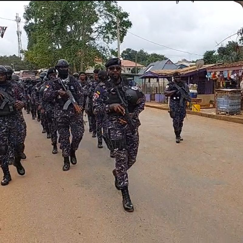 Ghana Police Service holds assurance parade ahead of Akwatia by-election