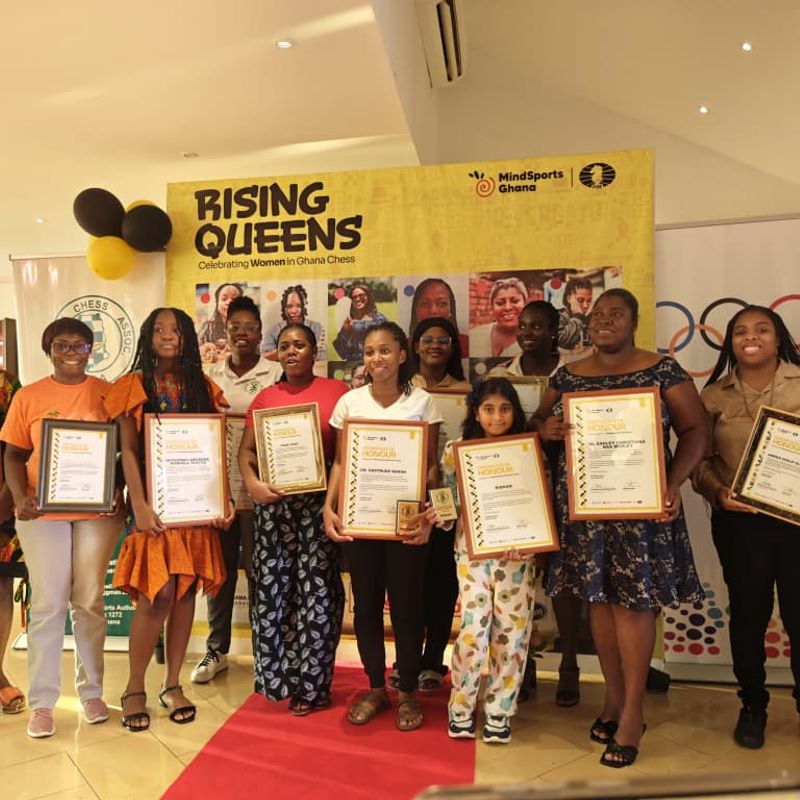 Ghana celebrates Rising Queens of Chess in Accra