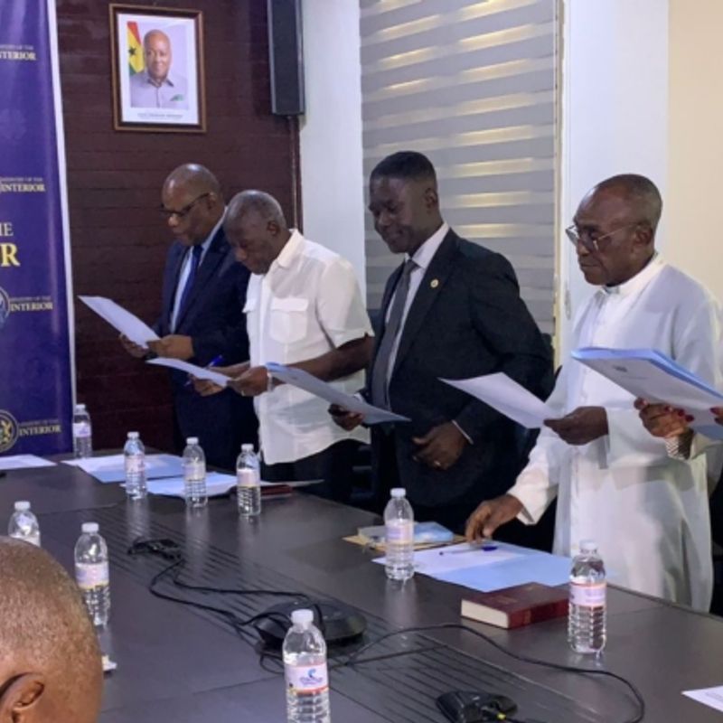 Interior minister inaugurates mediation committee to resolve Gbenyiri land conflict