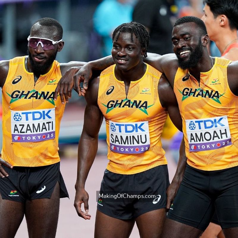 Ghana’s sprint stars shine, just miss out on World Championship medal
