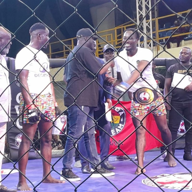 Accra's Ga Mashie Hall sees stunning MMA victory for Ghana's Emmanuel Lamptey