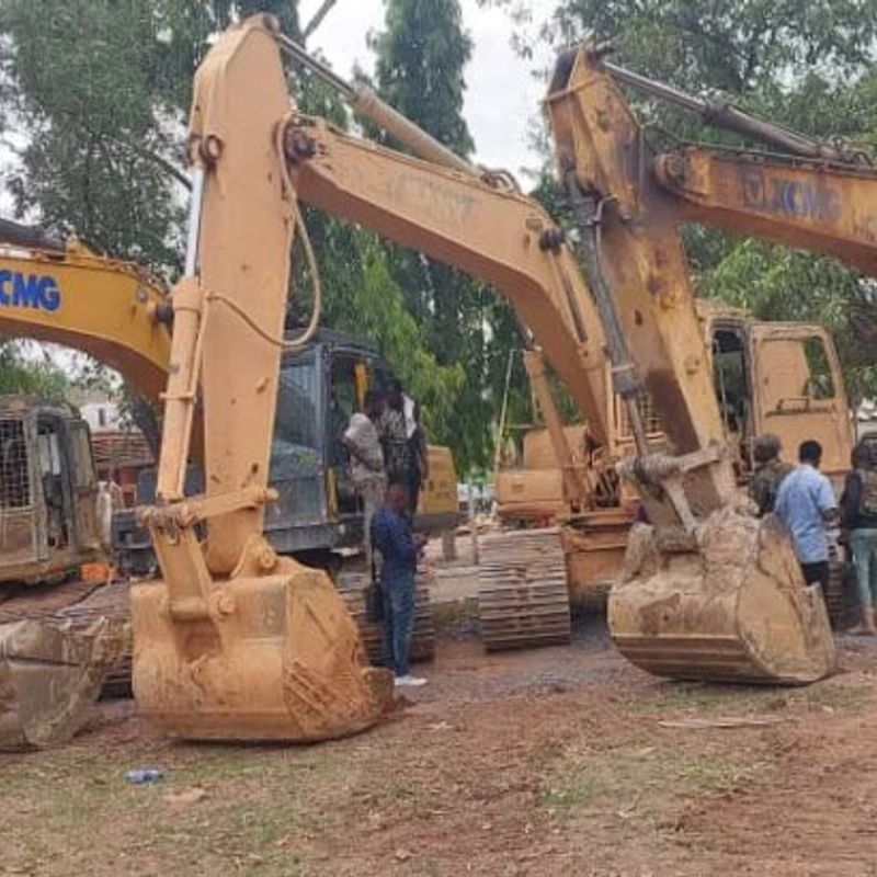13 excavators confiscated from Juaboso forest reserve