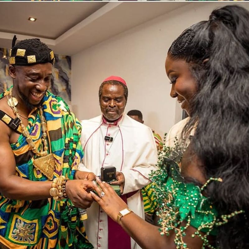 Fiifi Coleman holds Grand traditional wedding with his sweetheart
