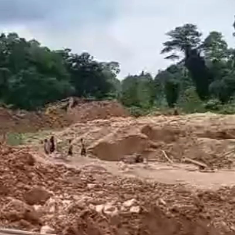 Chief of Assin Dansame takes action against illegal mining