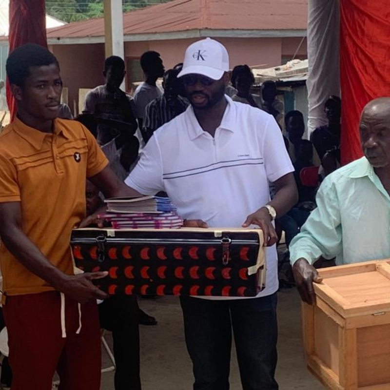 Bosome Freho MP encourages students to pursue higher education with generous donation of 1,500 trunks and books