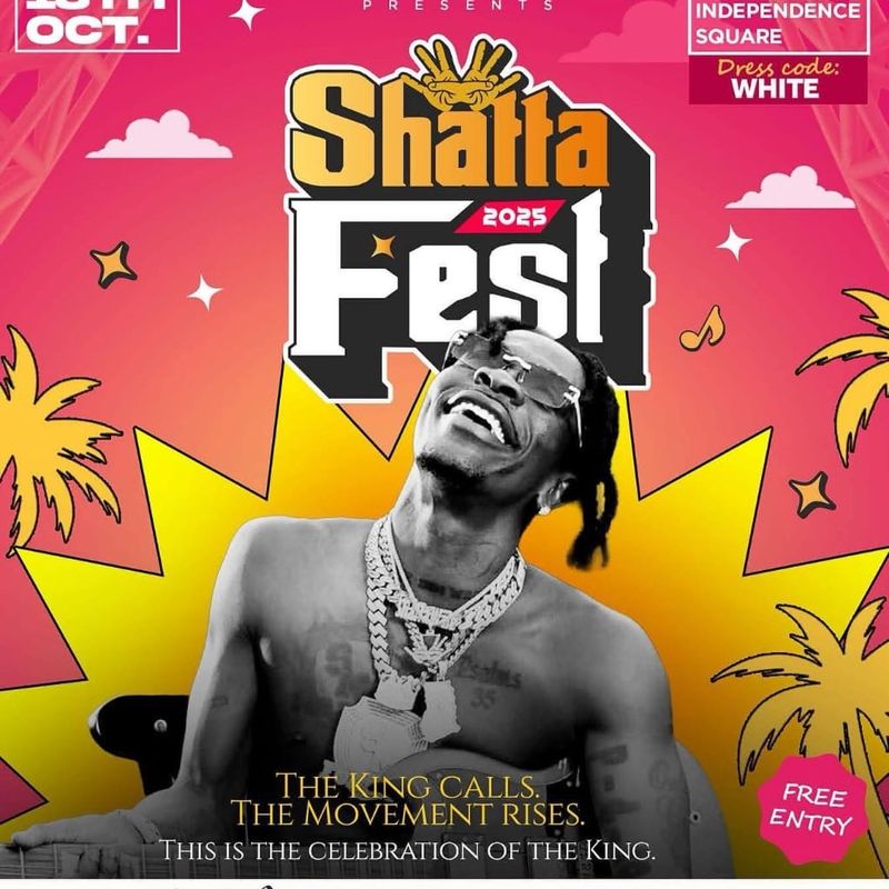 Shatta Wale announces SHATTAFEST 2025 and birthday “Shattabration” at Independence Square