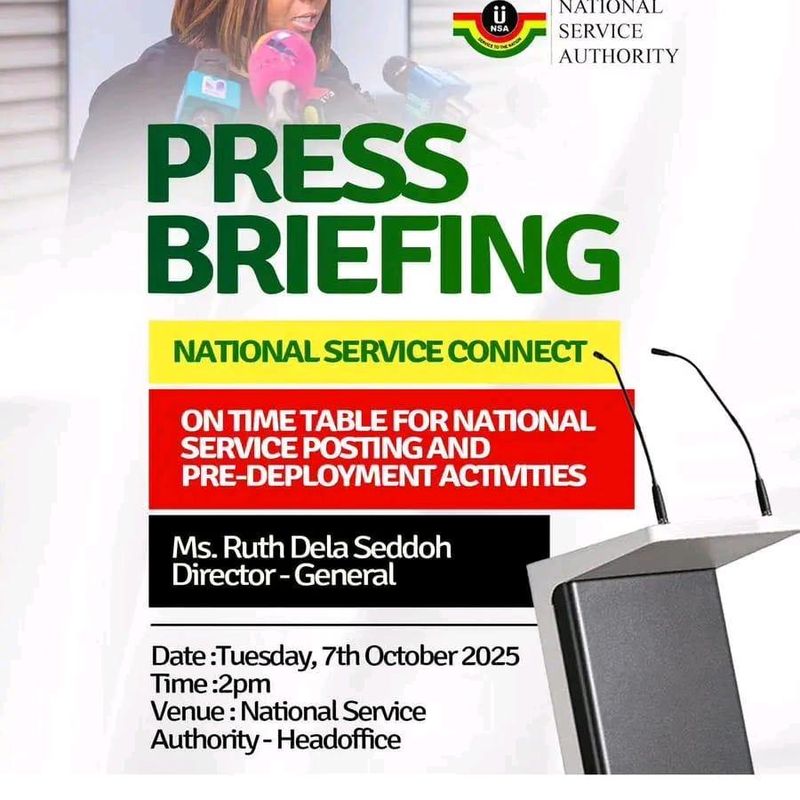 PRESS BRIEFING: NSA to provide updates on National Service postings and deployment