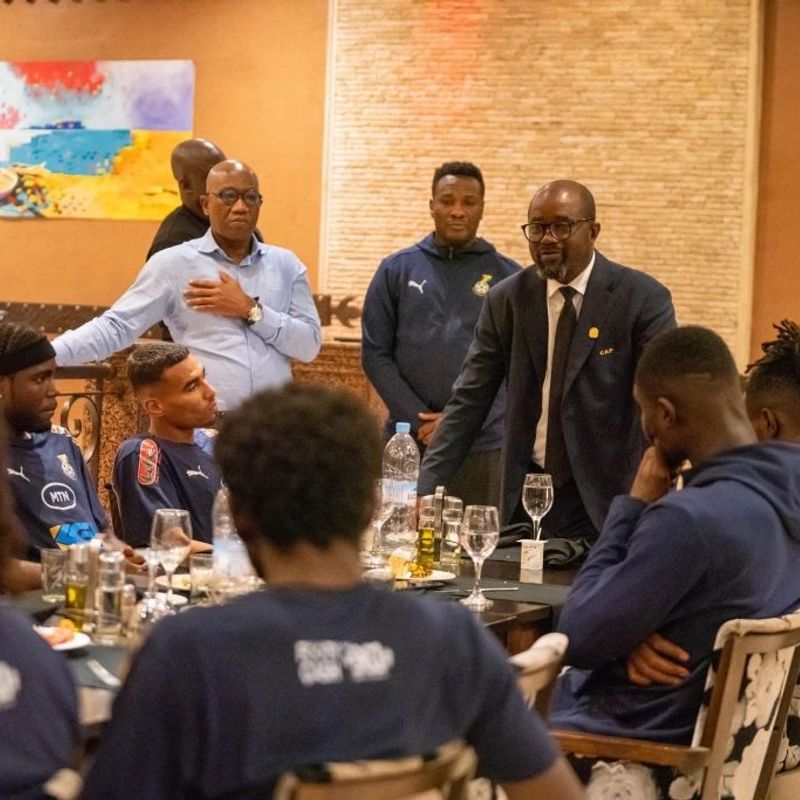 GFA president rallies Black Stars in Morocco ahead of crucial World Cup qualifier