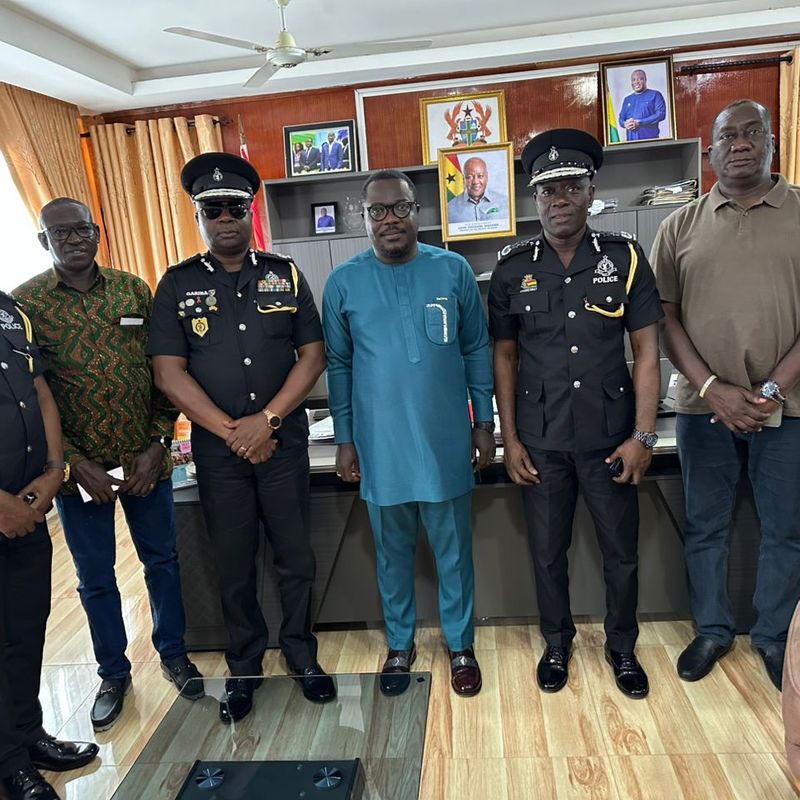 Sampa Disturbances: IGP visits injured officers, sends a high-powered delegation and reinforcement teams to Sampa