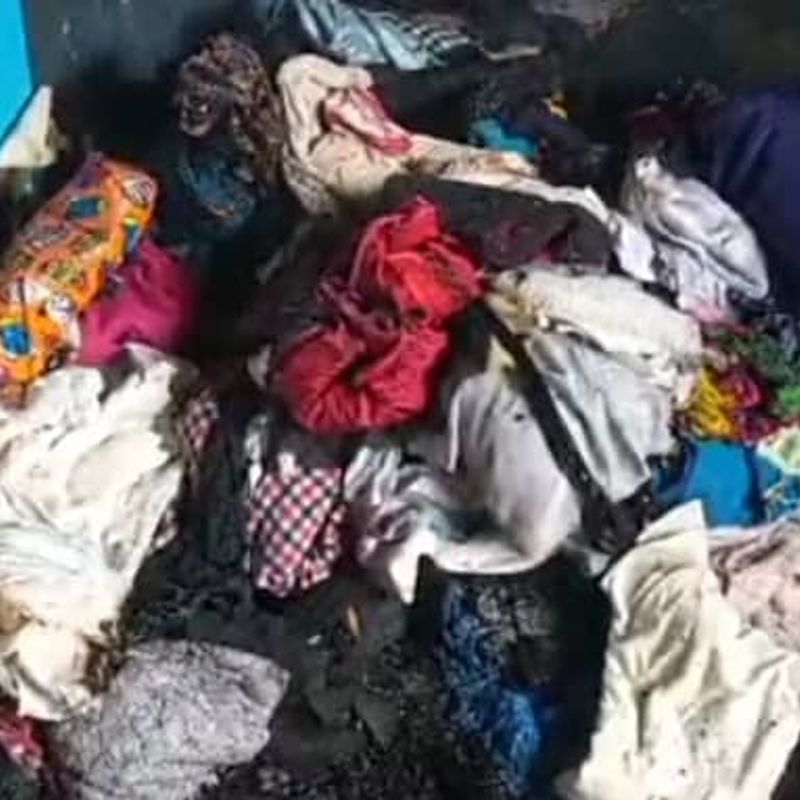 Family left homeless after fire in Assin Dansame