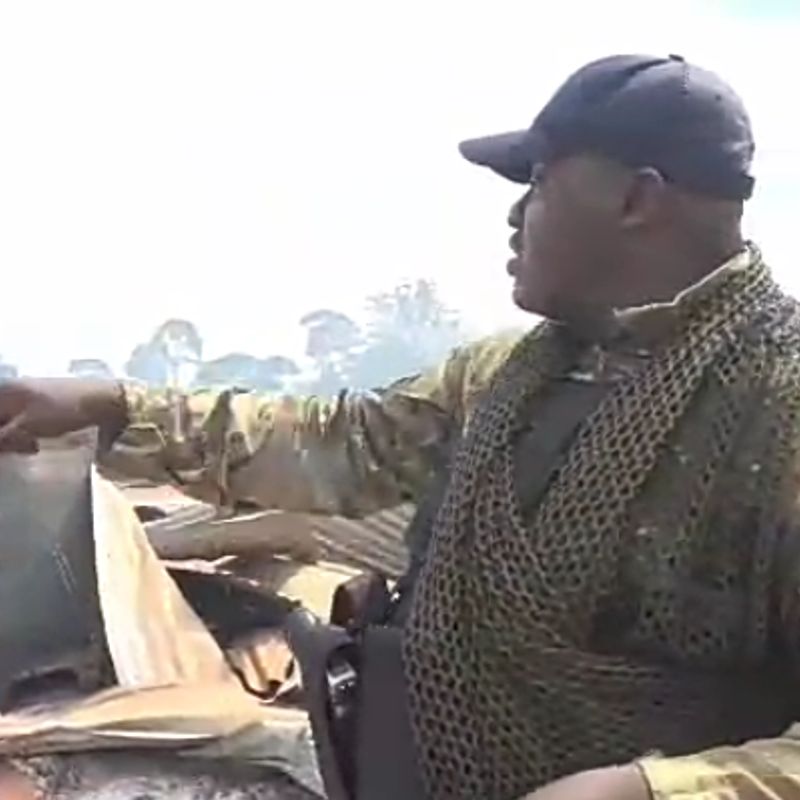 Joint security operation dismantles illegal mining camp in Subri Forest 