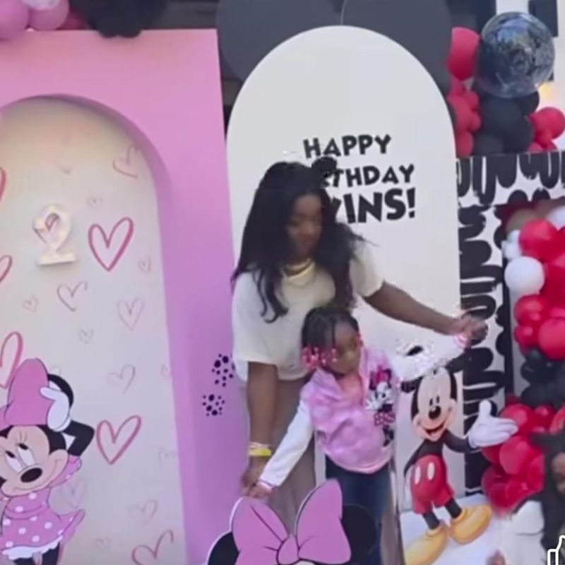 Davido and wife Chioma shut down the internet with a lavish pink-themed birthday party for their twins