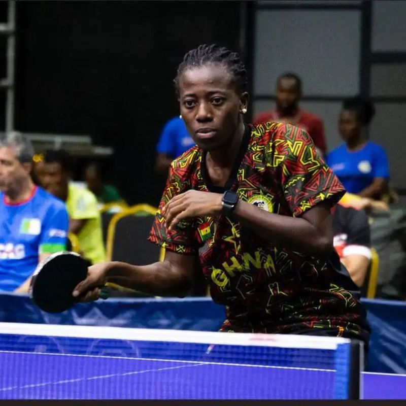 Cynthia Kwabi sets the pace as Ghana deliver a perfect opening day at Africa table tennis championships