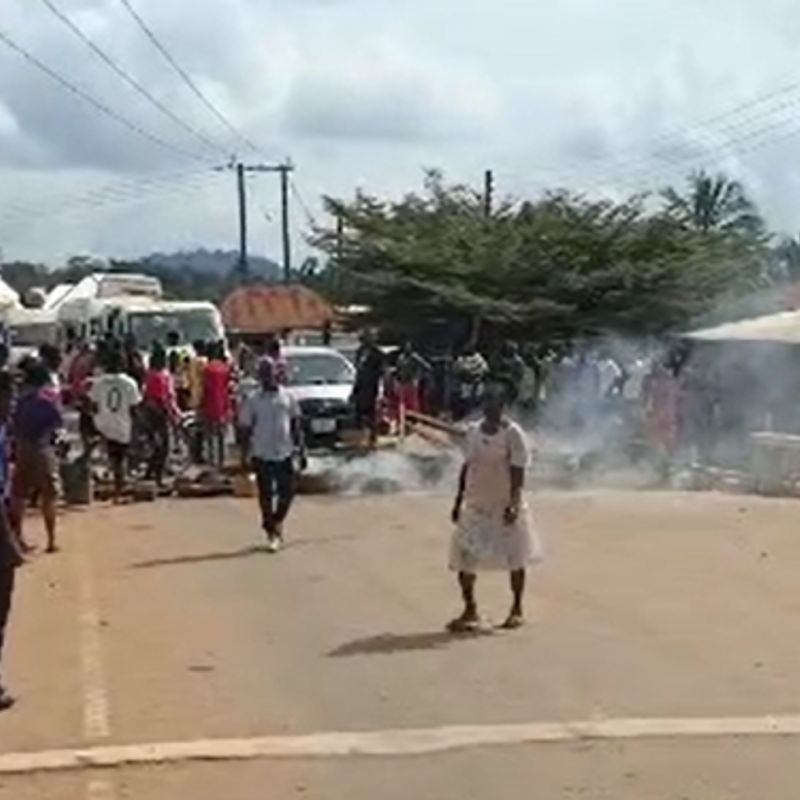 Manso Nyankomase residents protest after clash with military leaves five injured