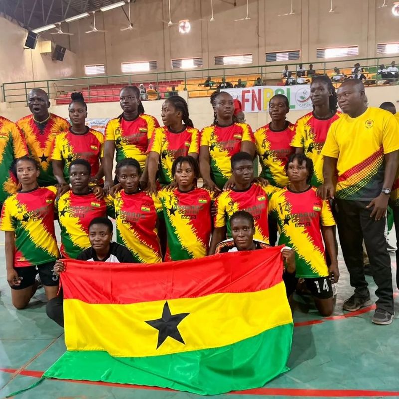 Ghana handball teams secure silver at ANOCA Zone III Games