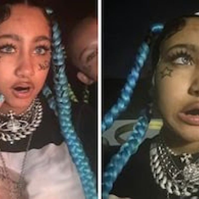 North West sparks concern with bold new look featuring fake tattoos, piercings, and blue braids