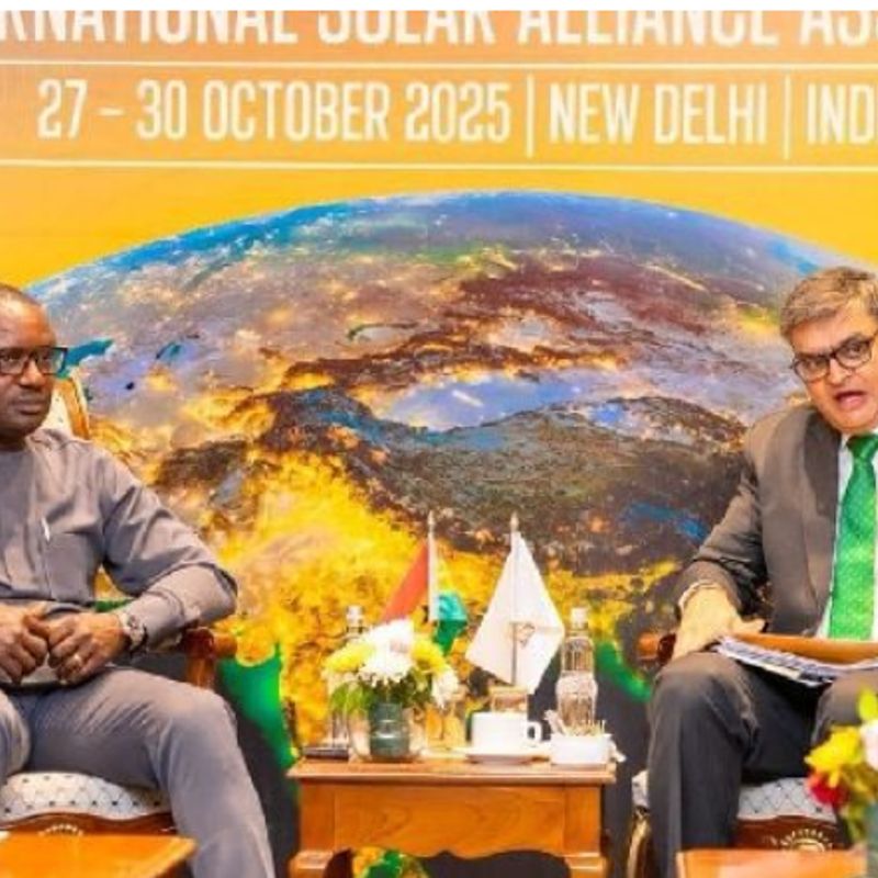 Energy minister holds bilateral talks with ISA to deepen Ghana’s renewable energy cooperation