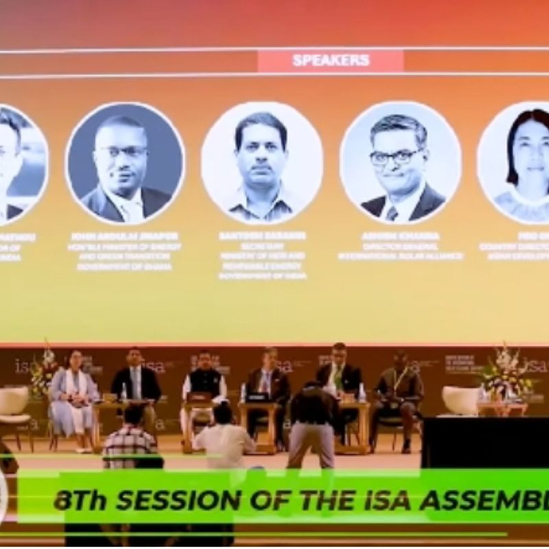 Energy minister highlights link between energy, water and food at global solar forum