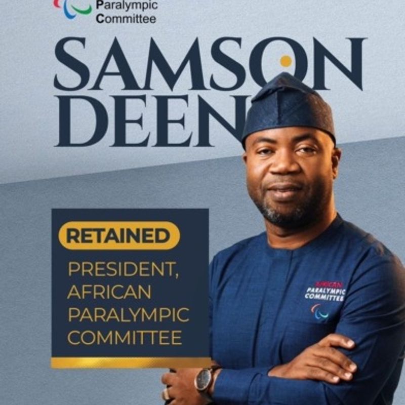 SWAG hails Samson Deen's 'emphatic' re-election as African Paralympic chief