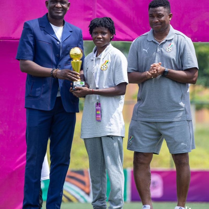 Ghana’s Sarah Nyarko claims Best Player award at WAFU B U-20 Girls Cup