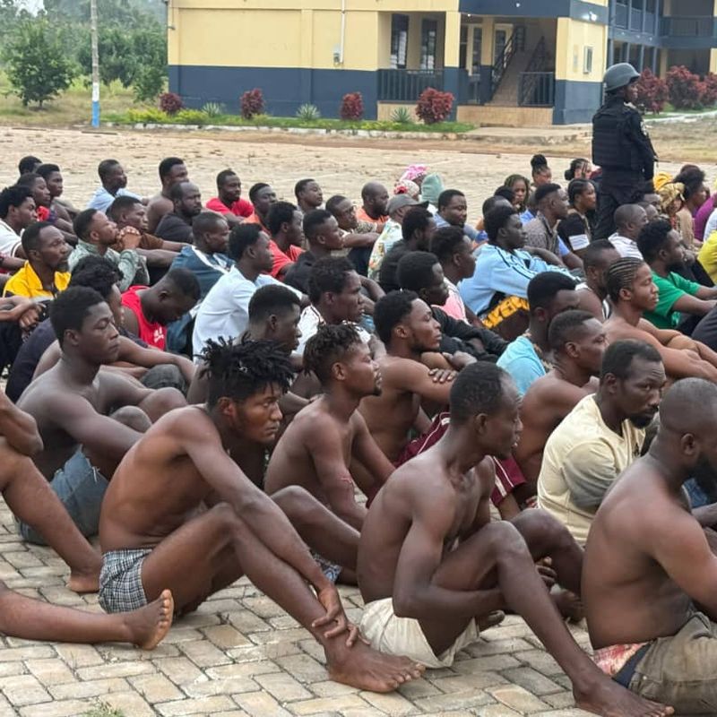 Mass screening and court proceedings follow swoop operations in Ashanti South and Ahafo Regions