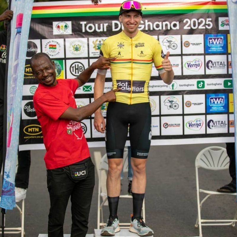 De Neve snatches yellow jersey in thrilling Tour du Ghana sprint finish