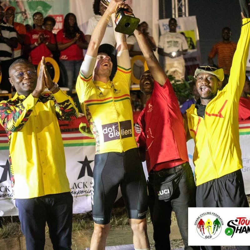 Belgian cyclists sweep podium in thrilling Tour du Ghana grand finale