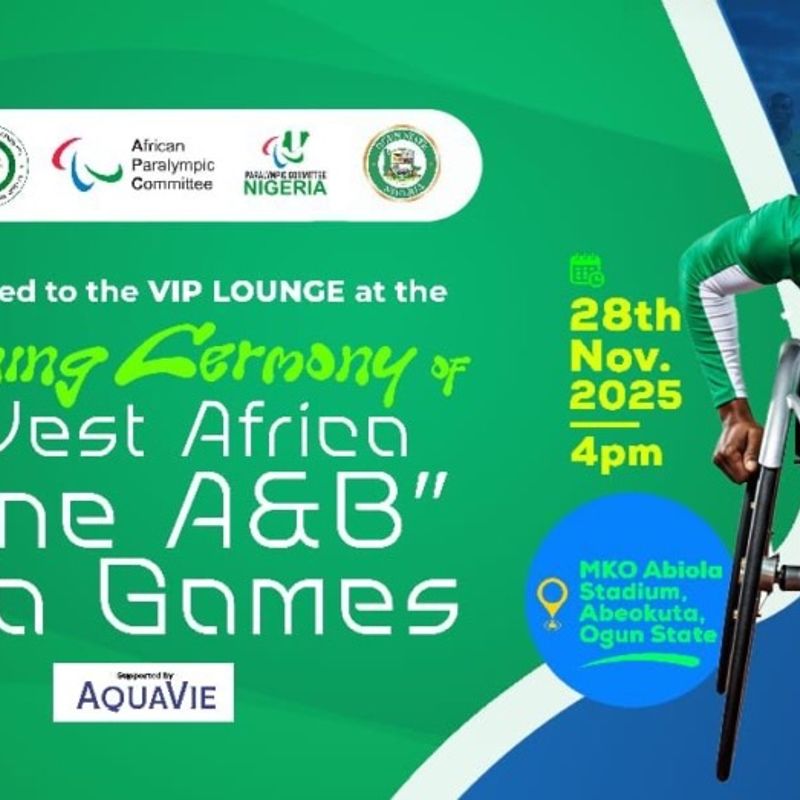 Inaugural West Africa Para Games open in Nigeria