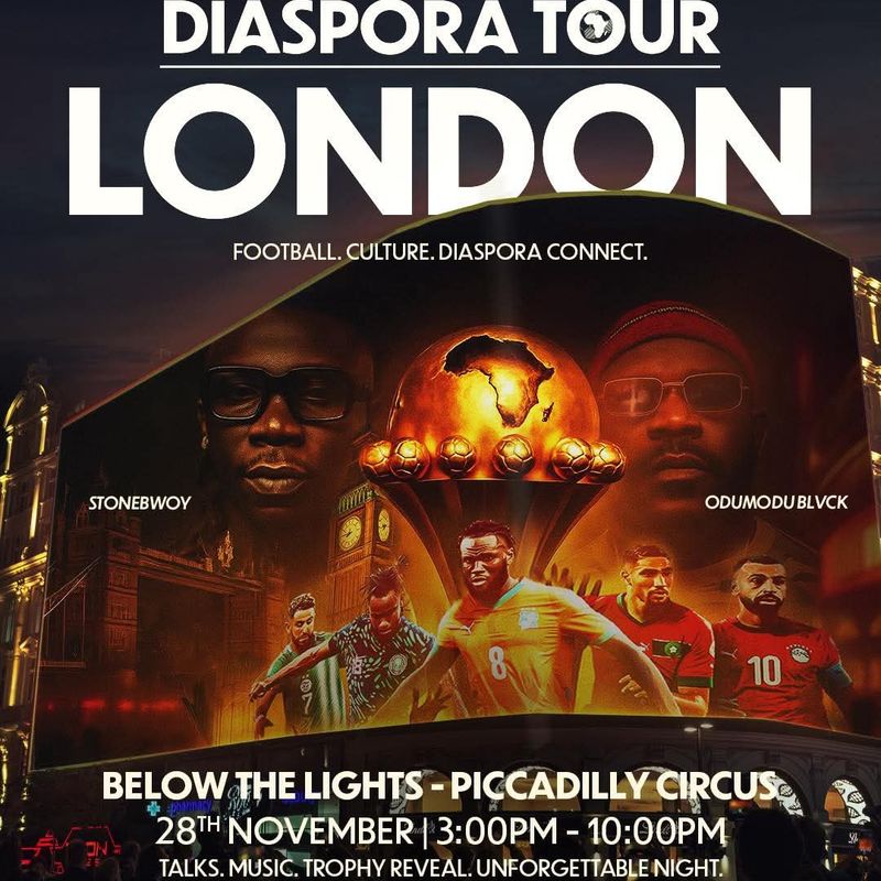 Stonebwoy to perform at launch of CAF AFCON 2025 Diaspora Tour in London