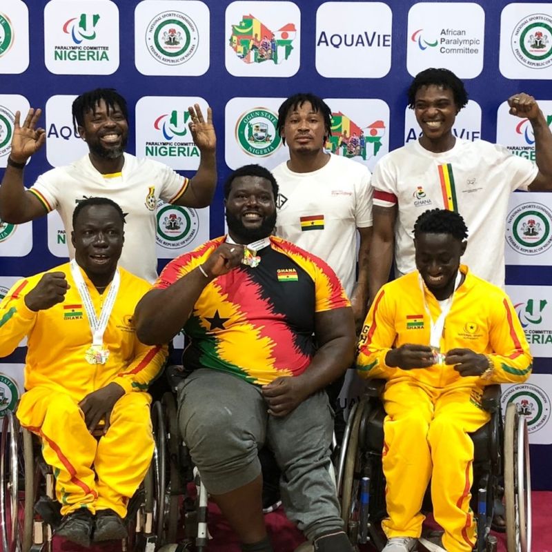 Ghana secures 8 podiums on day 3 of West Africa Zone A & B Para Games