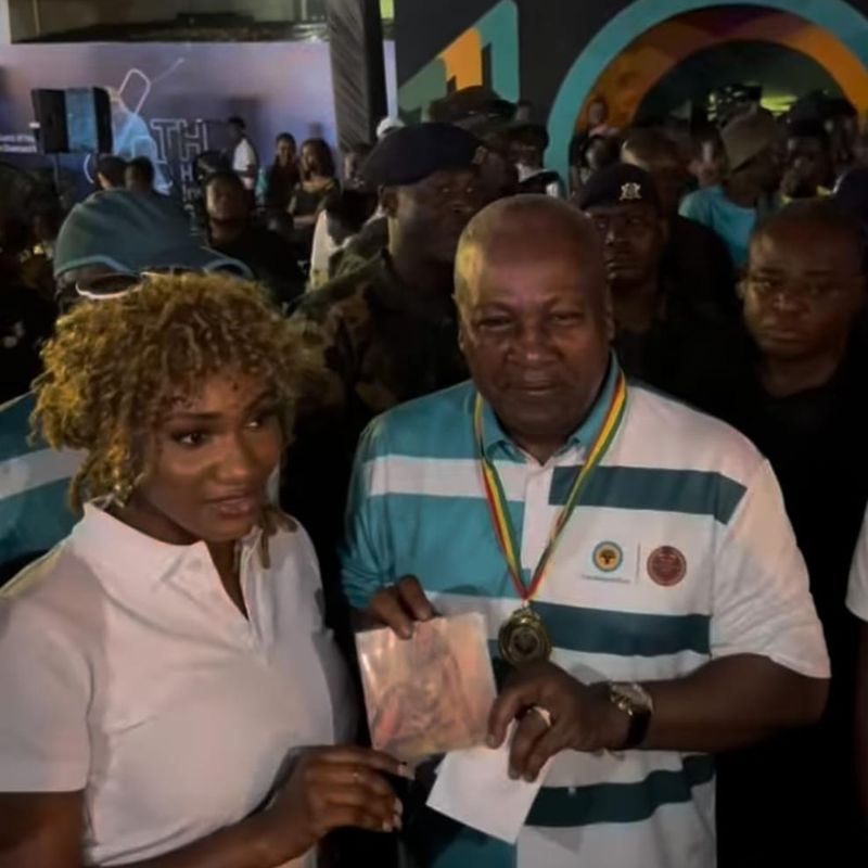 President Mahama endorses Wendy Shay’s Ready Album in viral video