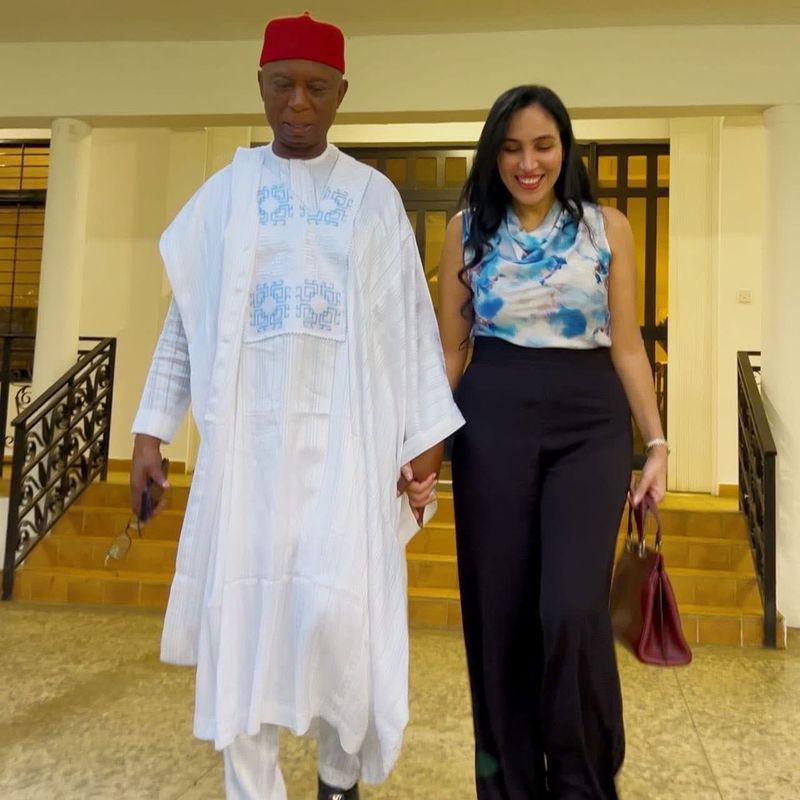 Ned Nwoko defends wife Laila, praises her “quiet strength” amid online criticism