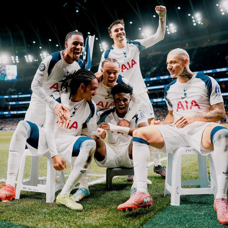 Kudus nets maiden Champions League goal as Spurs power past Slavia Prague