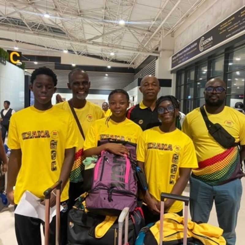 Ghana's young swim stars set off for African Youth Games