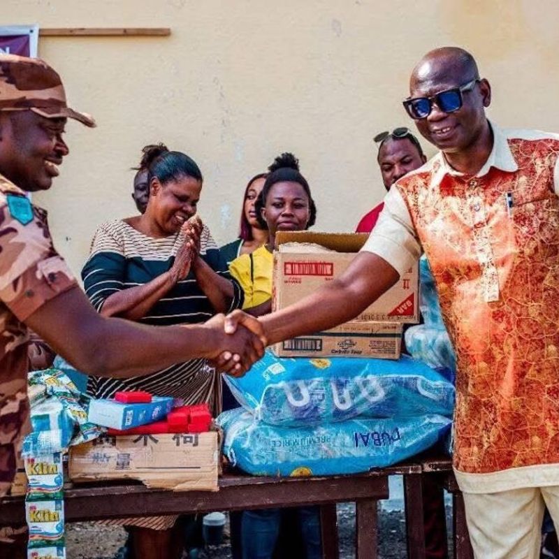 Festive cheer for Winneba inmates as National Sports College delivers essential aid