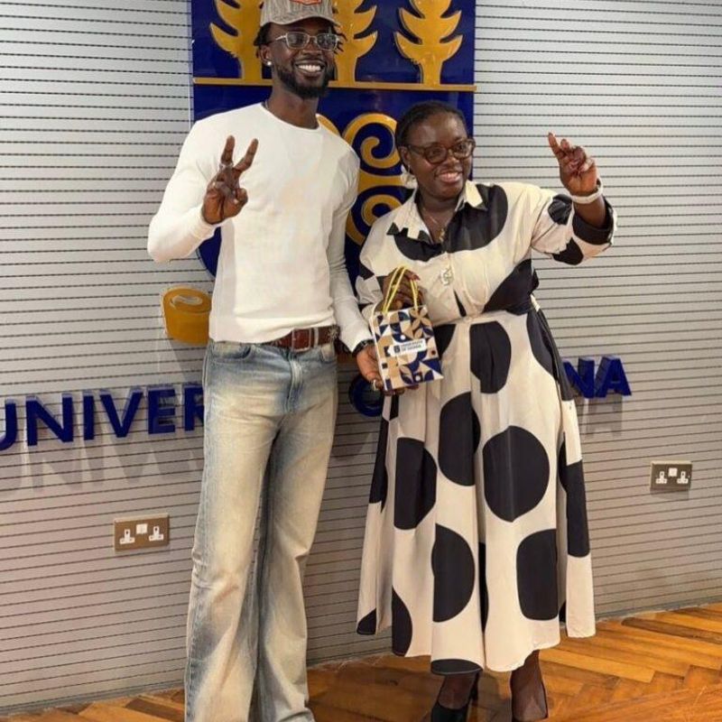 Black Sherif pays a courtesy visit to the University of Ghana ahead of Zaama Disco Concert 2025