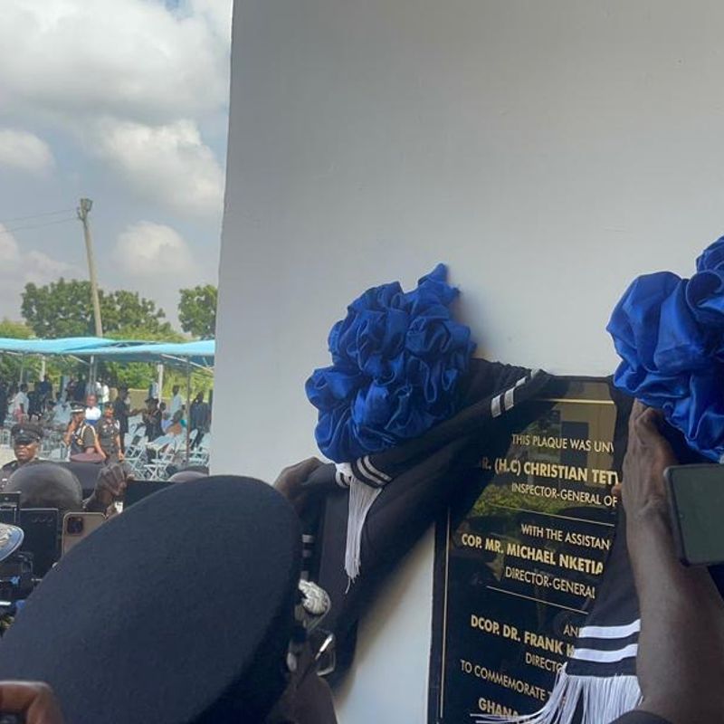 IGP Yohunu commissions Ghana Police Music Academy Centenary Hall