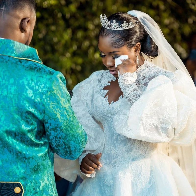 Fiifi Coleman hold lavish white wedding in Cape Town