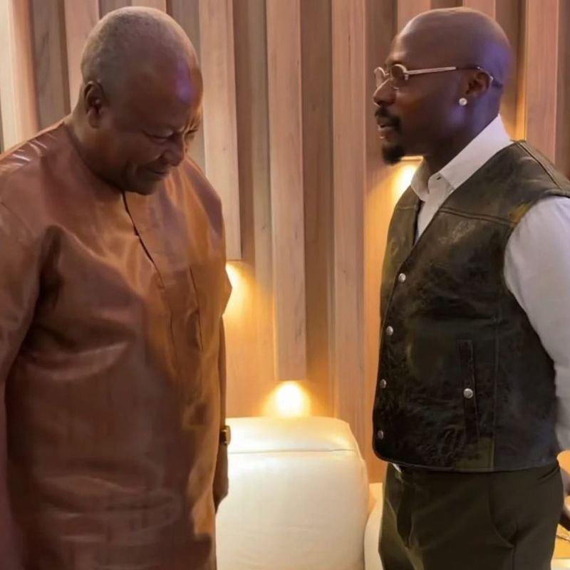 Asake meets President Mahama in Accra as police arrest a man over gunshot incident