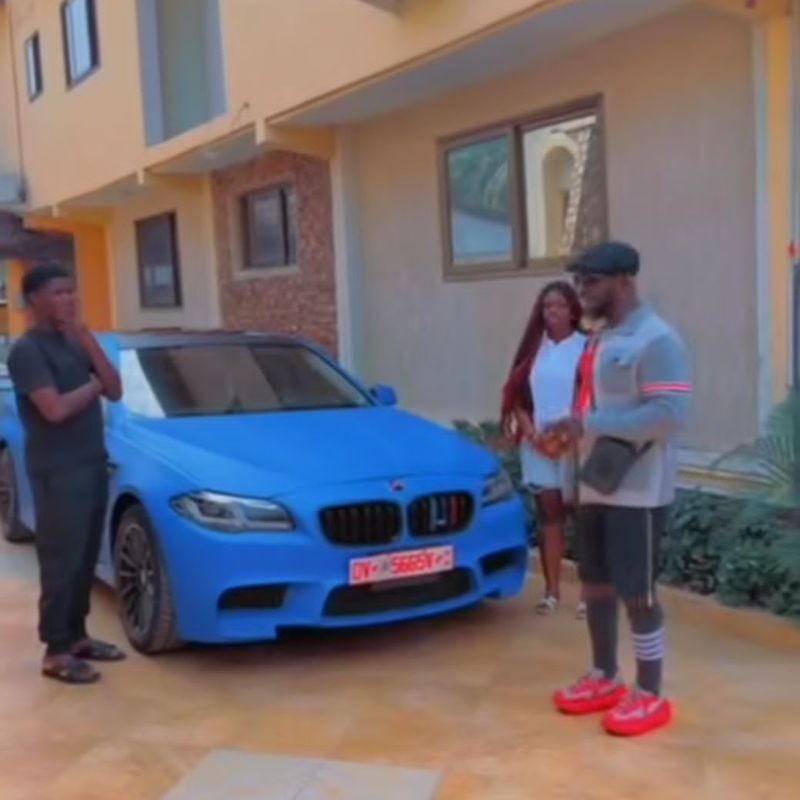 Osebo gifts children brand new BMW as a joint birthday party resent