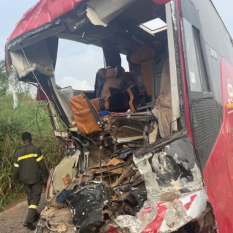 One dead, 37 injured in Accra–Kumasi Highway crash at Mankrong