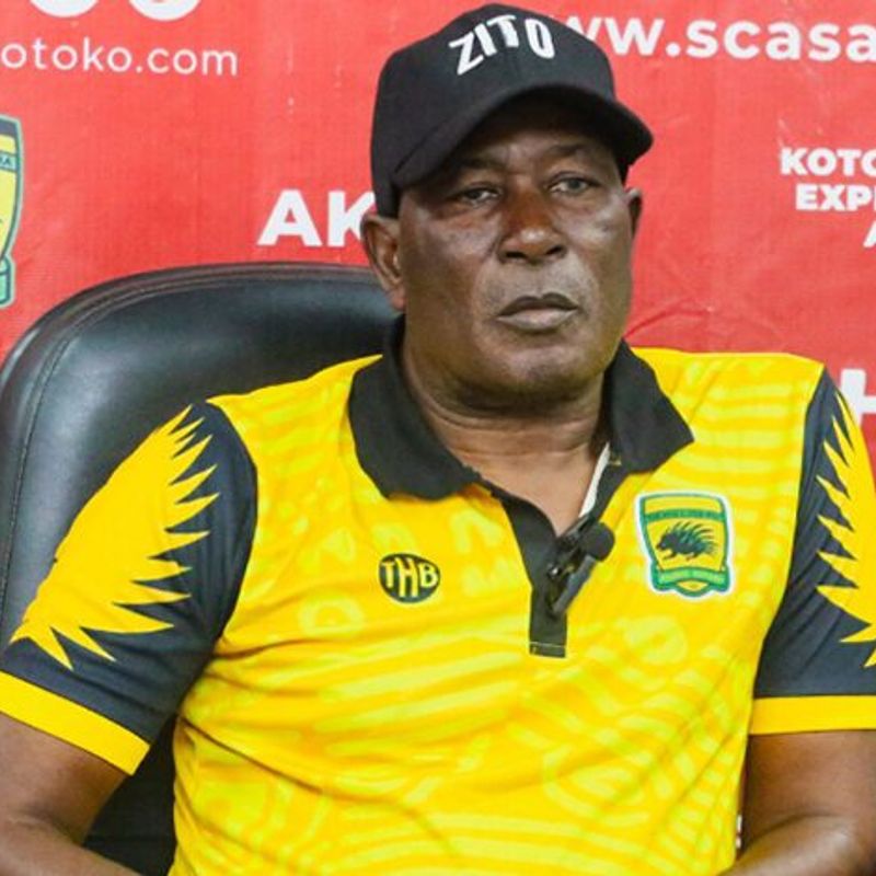 Asante Kotoko head coach Karim Zito 'unfazed' by sack rumours after Berekum Chelsea draw