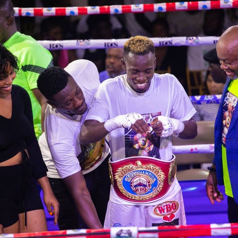 John Laryea officially recognised as IBF Continental Africa Featherweight champion