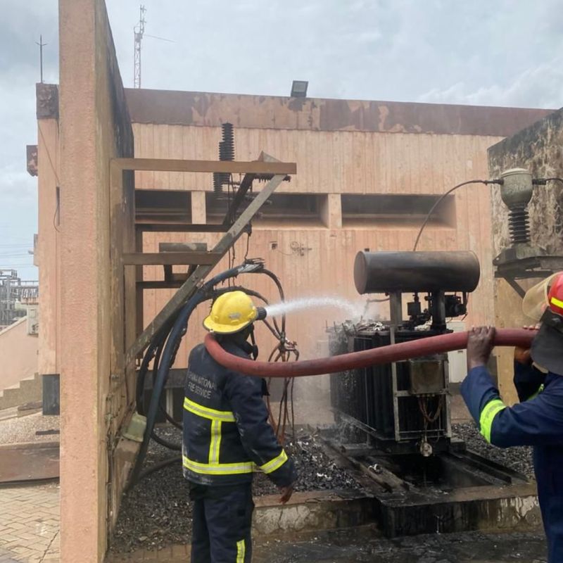 ECG investigates fire outbreak at Achimota Bulk Supply Station
