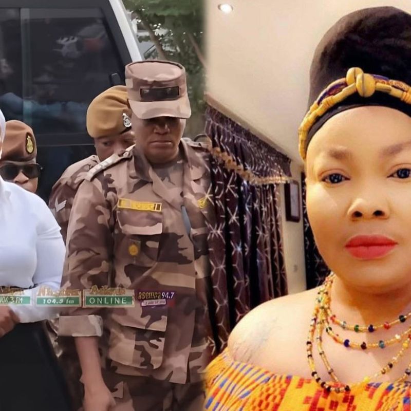 Nana Agradaa shows full face in court for the first time since sentencing