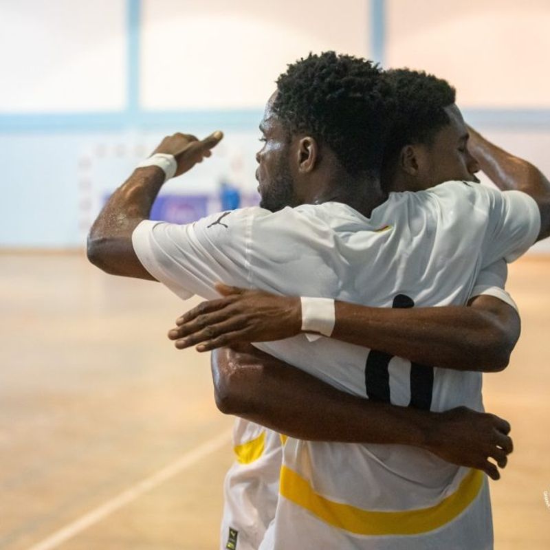 Ghana and Zambia tied in 12-goal futsal thriller