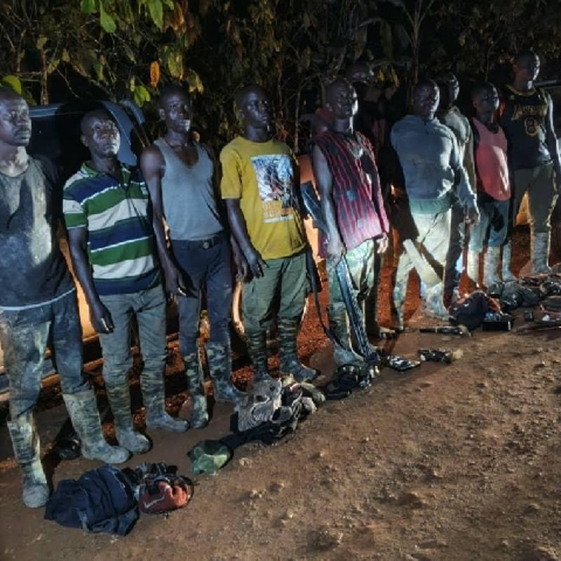 NAIMOS taskforce dismantles multiple galamsey sites, seizes heavy equipment in Ashanti Region