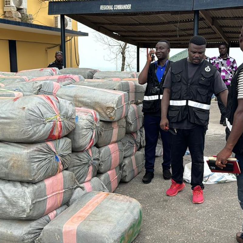 Western Regional Police intercept two trucks loaded with suspected narcotics