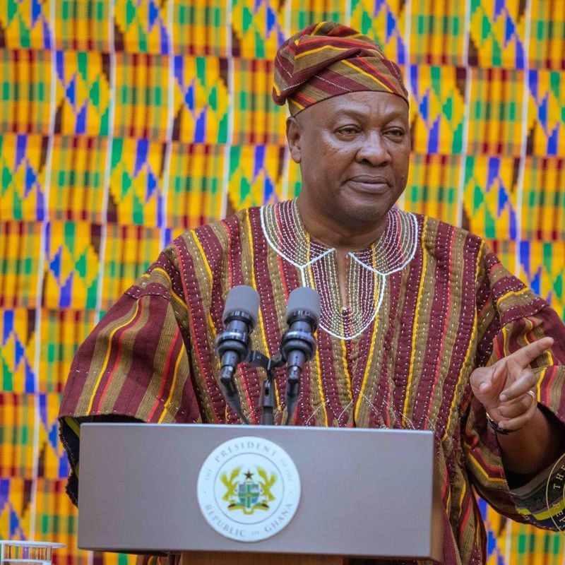 President Mahama promises a crackdown on galamsey financiers